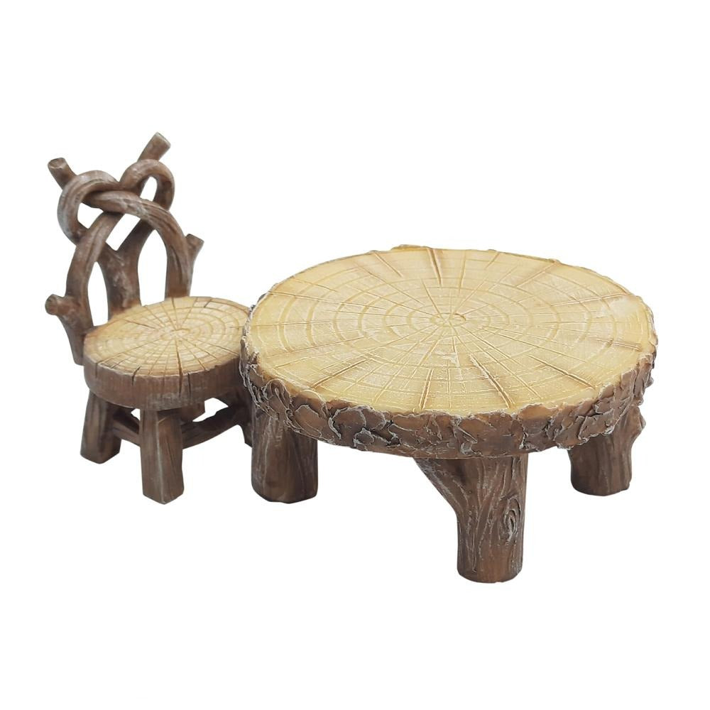 Rustic Furniture Set from The Miniature Fairy Garden Furniture Collection by Earth Fairy