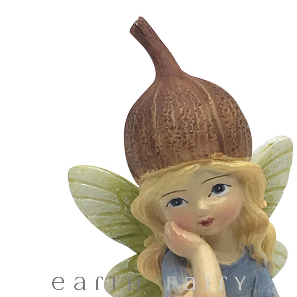 Flower Garden Gumnut Fairy with Butterfly | Fairy Figurines & Miniatures - Australia | Earth Fairy