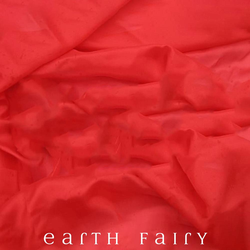 Playsilk - 90cm Square - Red, from The Earth Fairy Silk Collection