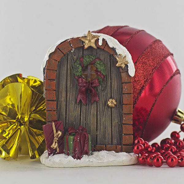 Christmas Fairy Door Fairy Doors, Windows &amp; Mailboxes Earth Fairy 