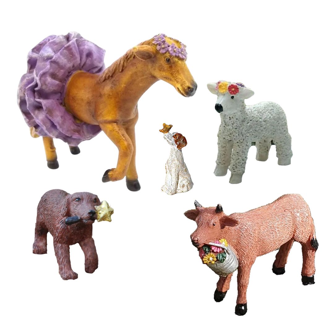 Fairy Garden Animals - Set of 5