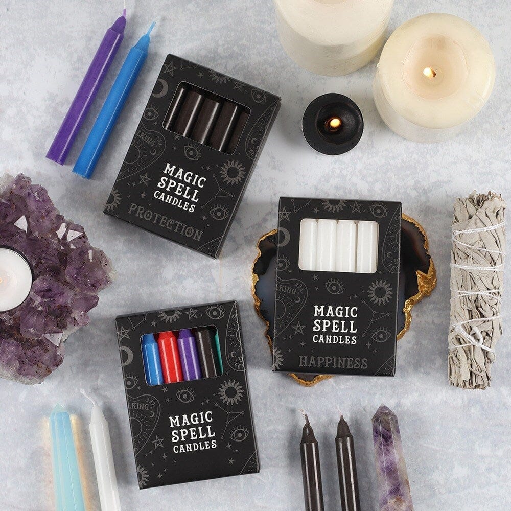 Black Magic Spell Candles - Pack of 12 Gifts & Decor Earth Fairy 
