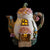 Blossom Teapot Fairy House - Solar Fairy Houses The Flower Garden Collection 