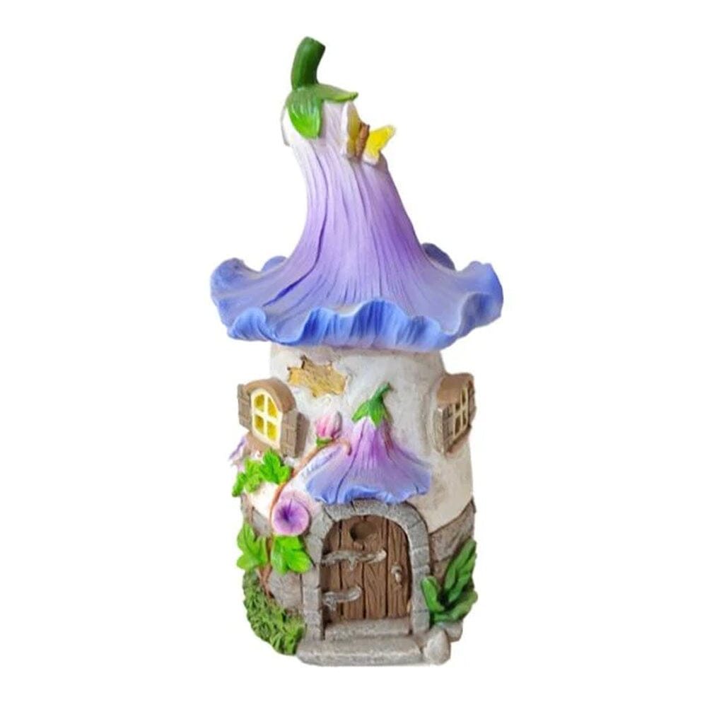 Bluebell Fairy House with Butterfly Fairy Houses Wildwander Village Collection 