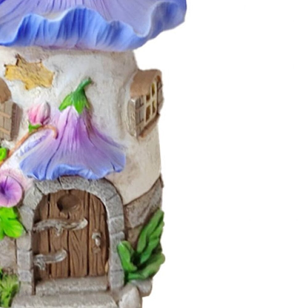 Bluebell Fairy House with Butterfly Fairy Houses Wildwander Village Collection 