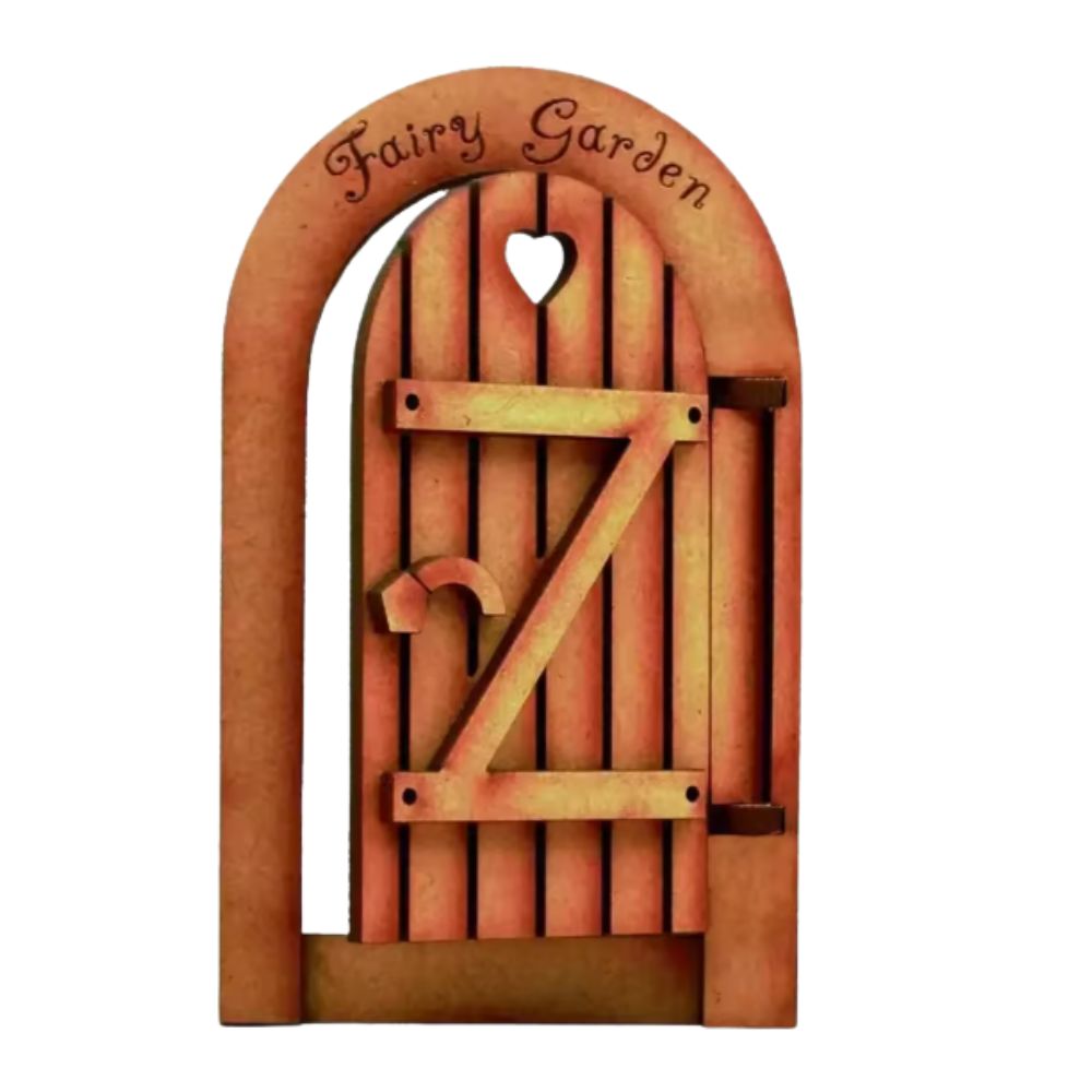 DIY Mini Wooden Arched Fairy Door