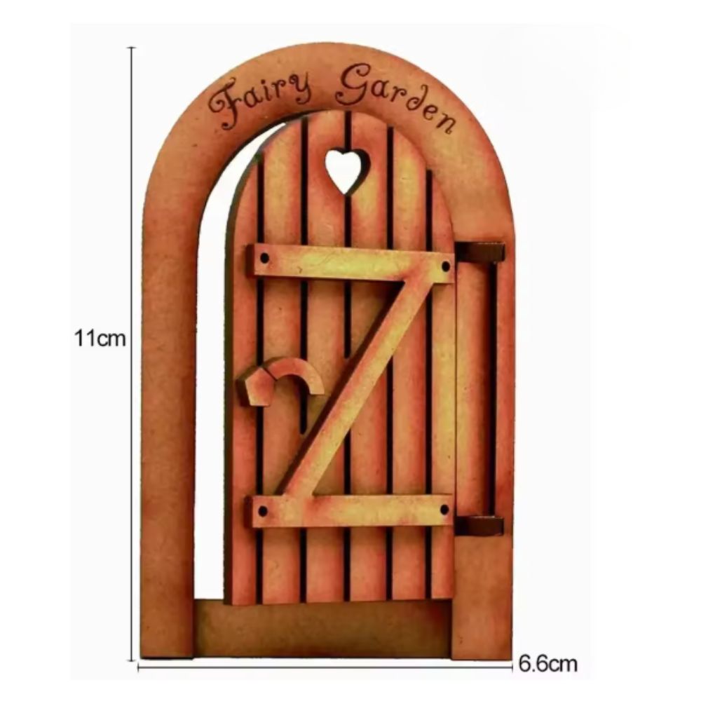 DIY Mini Wooden Arched Fairy Door