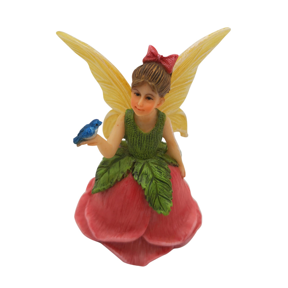 Fairy Rose with Blue Bird
