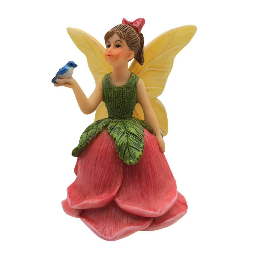 Fairy Rose with Blue Bird