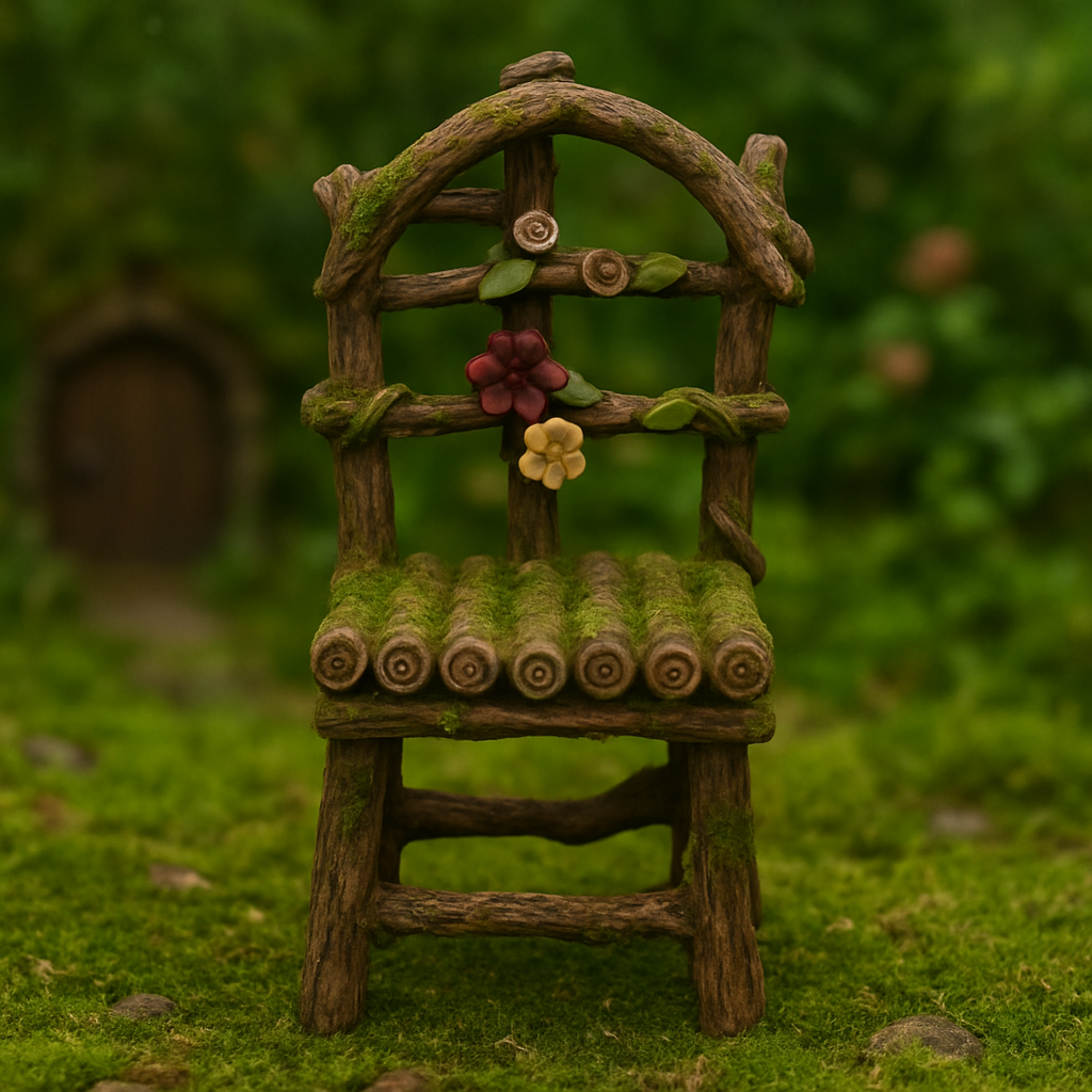 Moss &amp; Flowering Vine Chair