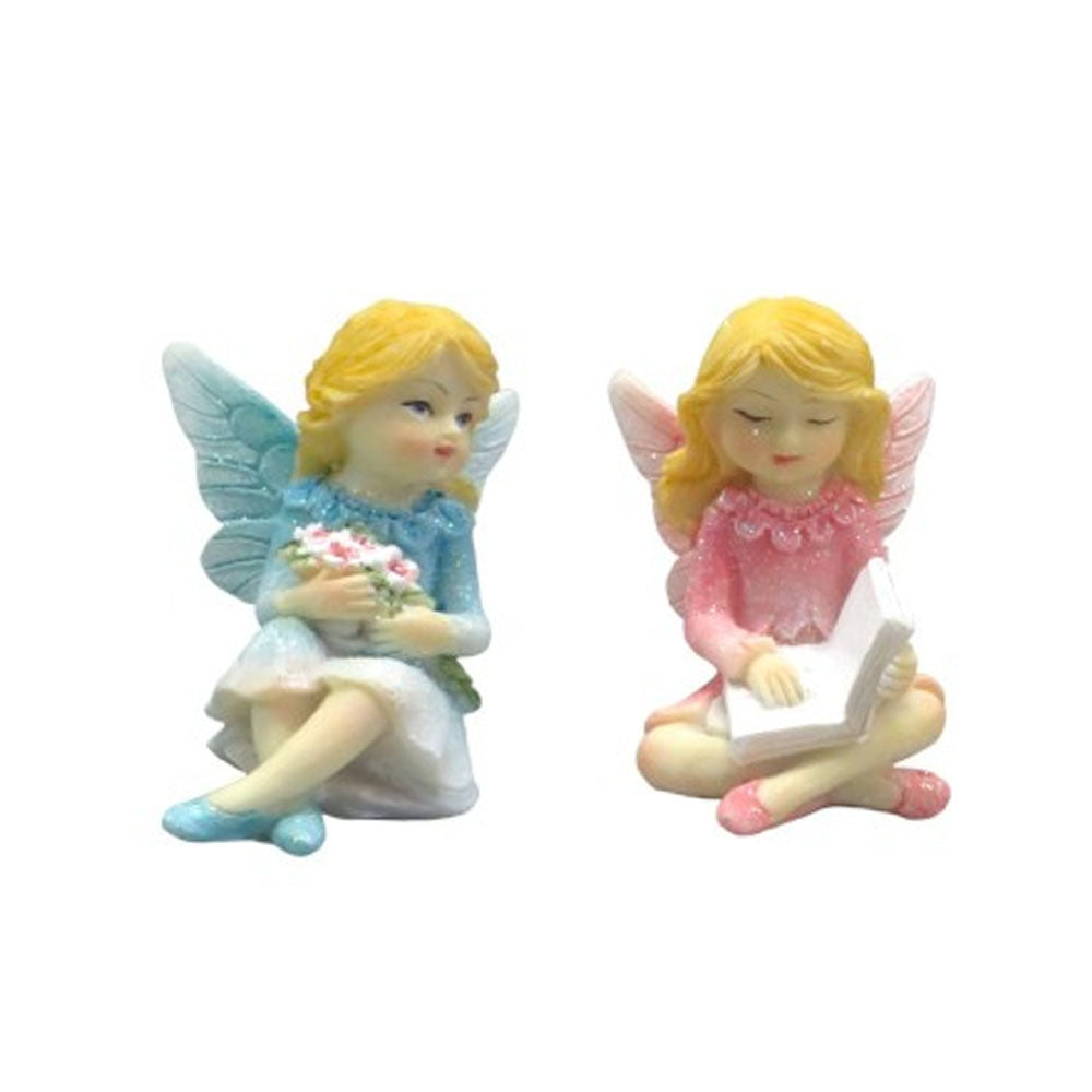 Flower Garden Fairies Sitting - Set of 2