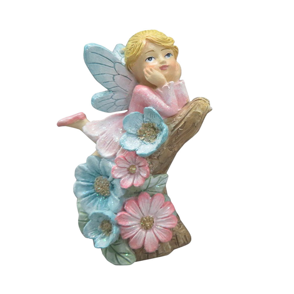 Flower Garden Fairy on Floral Branch