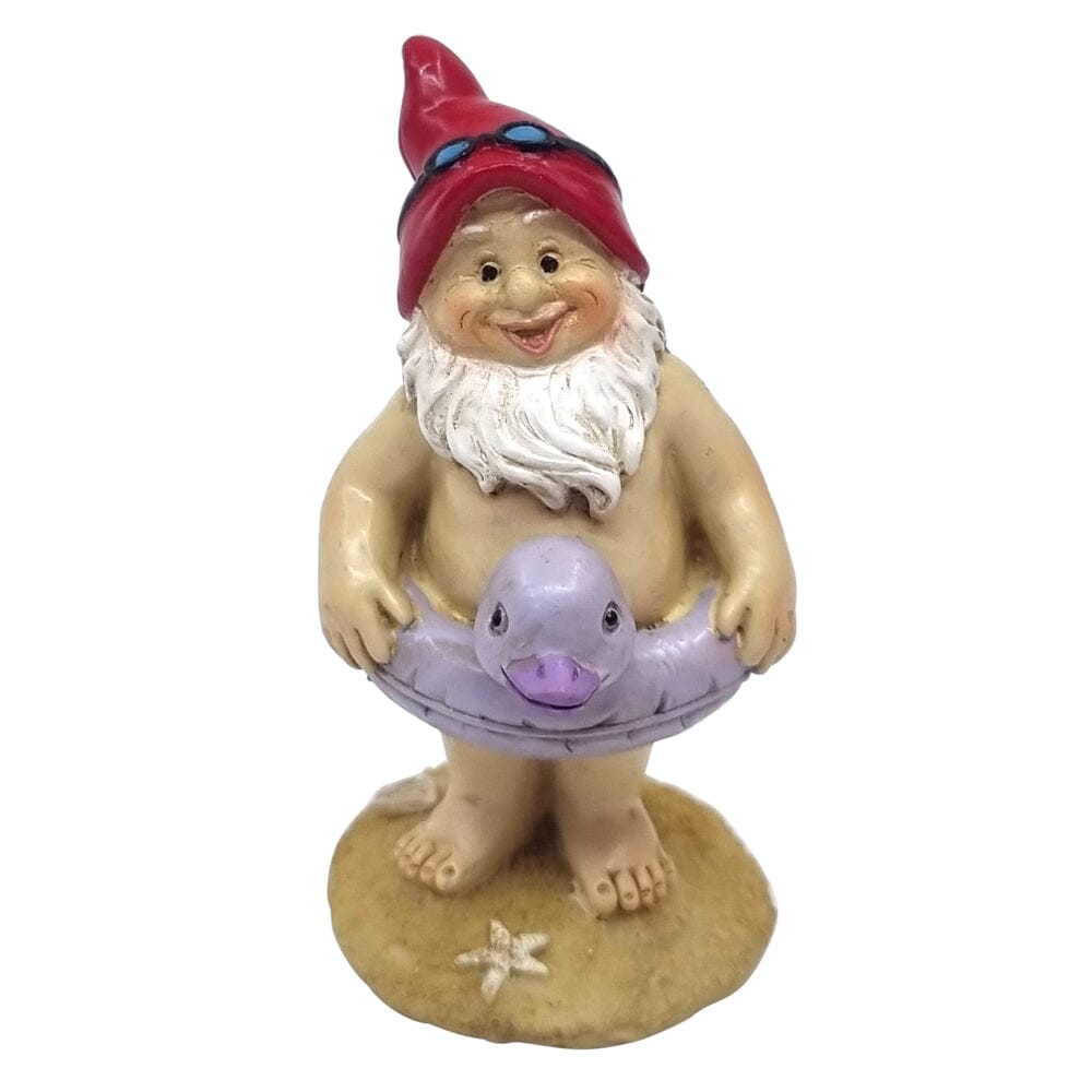 Gnome with a Swim Ring Gnomes, Pixies, Trolls &amp; Elves The Willow Collection 