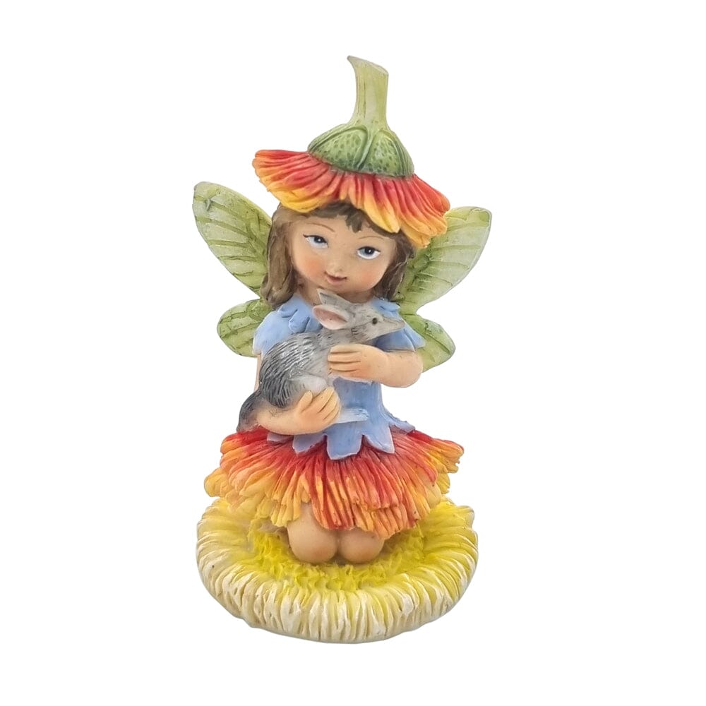 Gum Blossom Fairy with Bilby Fairy Garden Figurines The Flower Garden Collection Gum Blossom Fairy with Bilby 