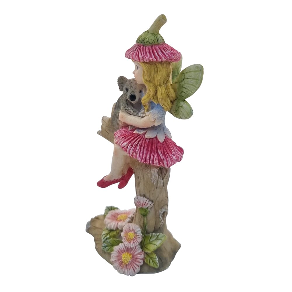 Gum Blossom Fairy with Koala Fairy Garden Figurines The Flower Garden Collection 