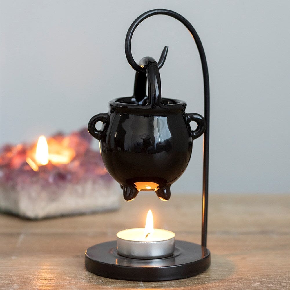 Hanging Cauldron Oil Burner Fairy Garden Accessories Earth Fairy 