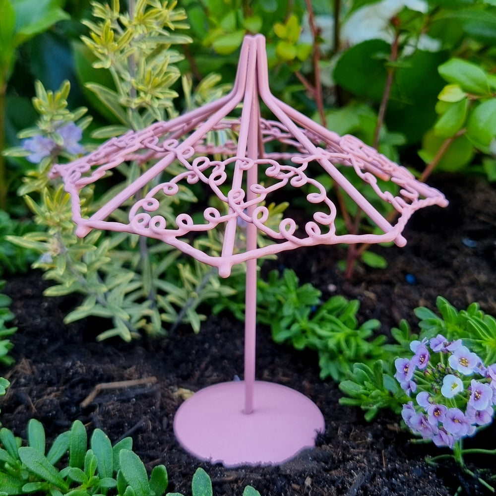 Metal Garden Umbrella - Pink