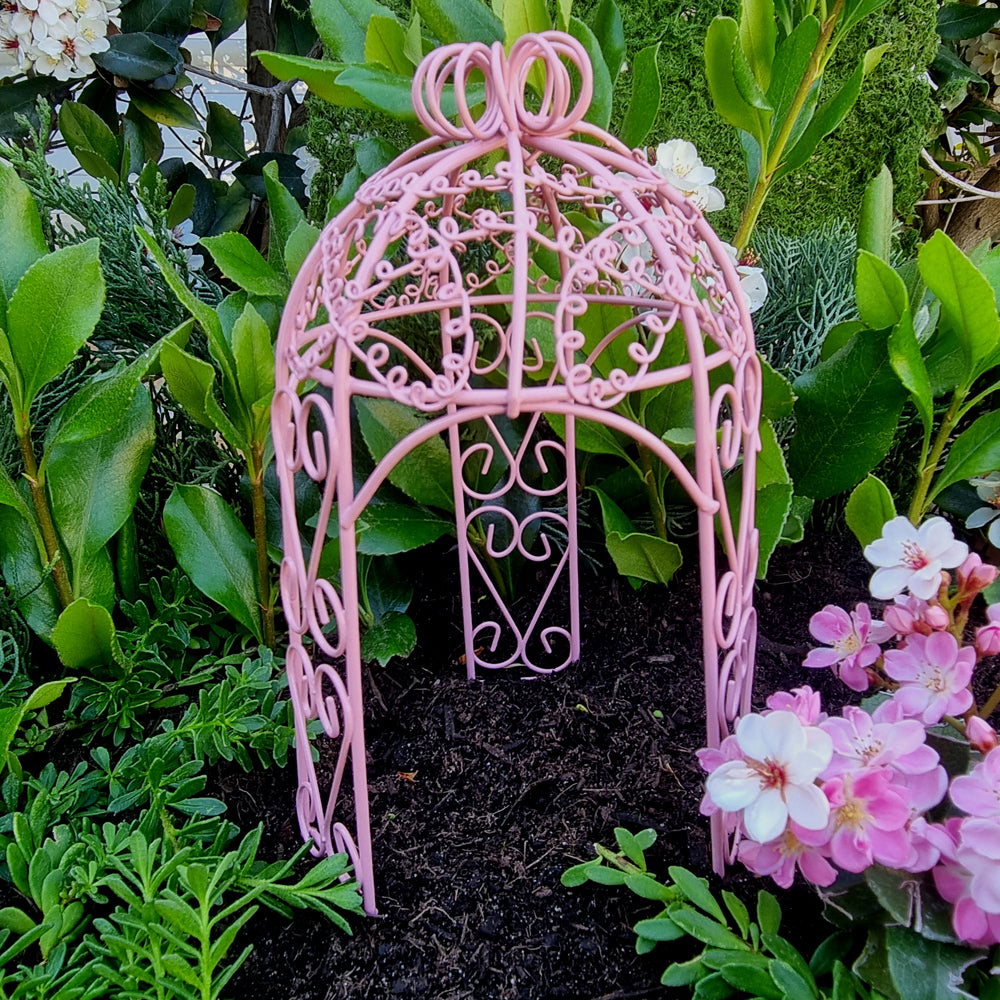 Metal Gazebo - Pink