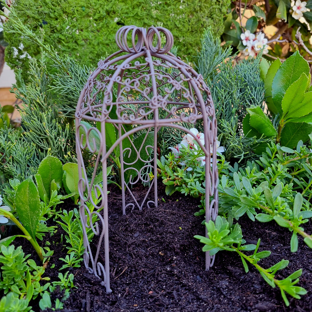 Metal Gazebo - Rust Brown