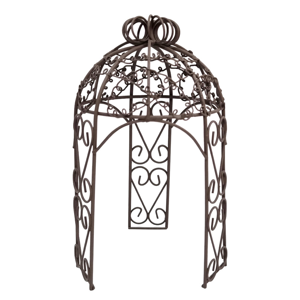 Metal Gazebo - Rust Brown