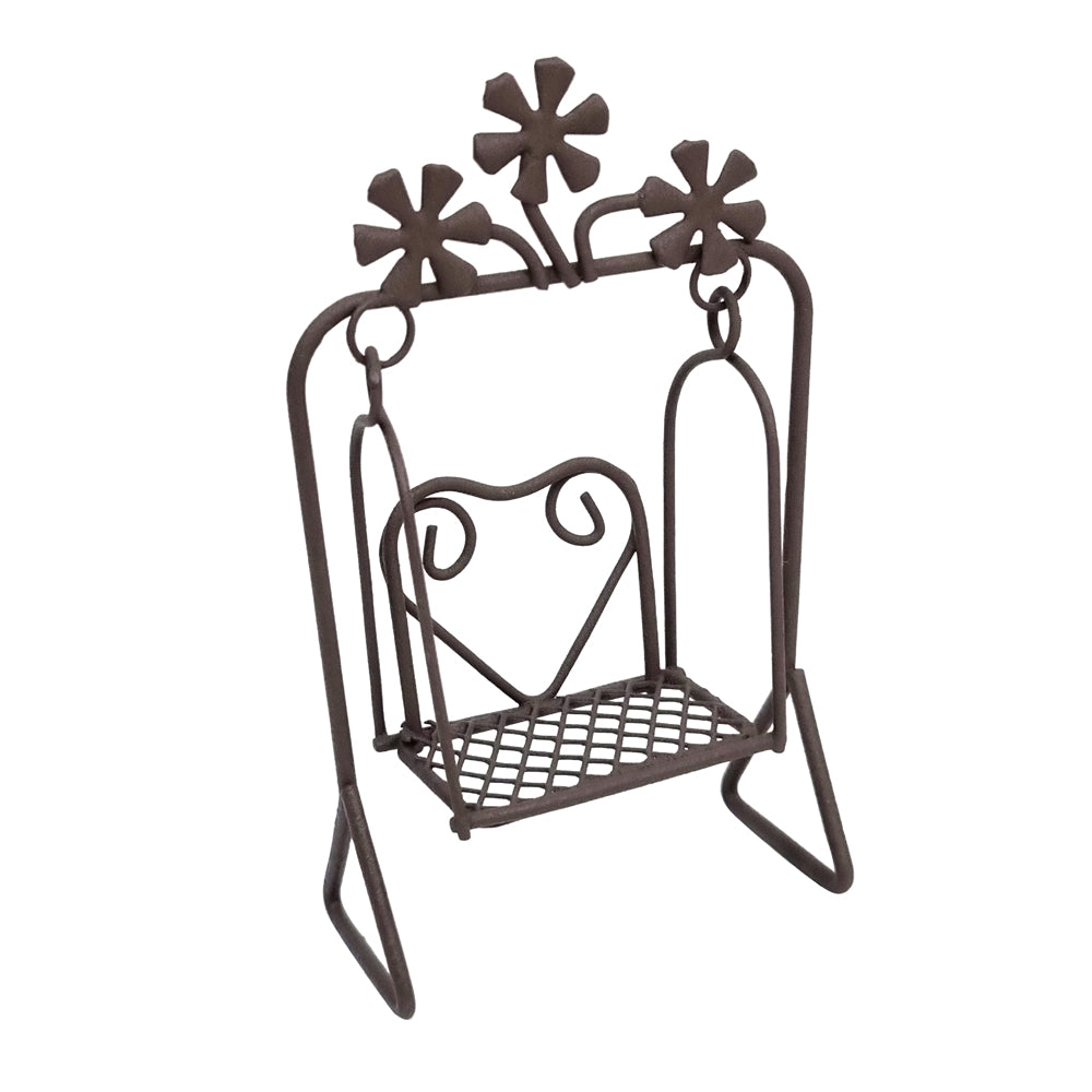 Metal Swing - Rust Brown