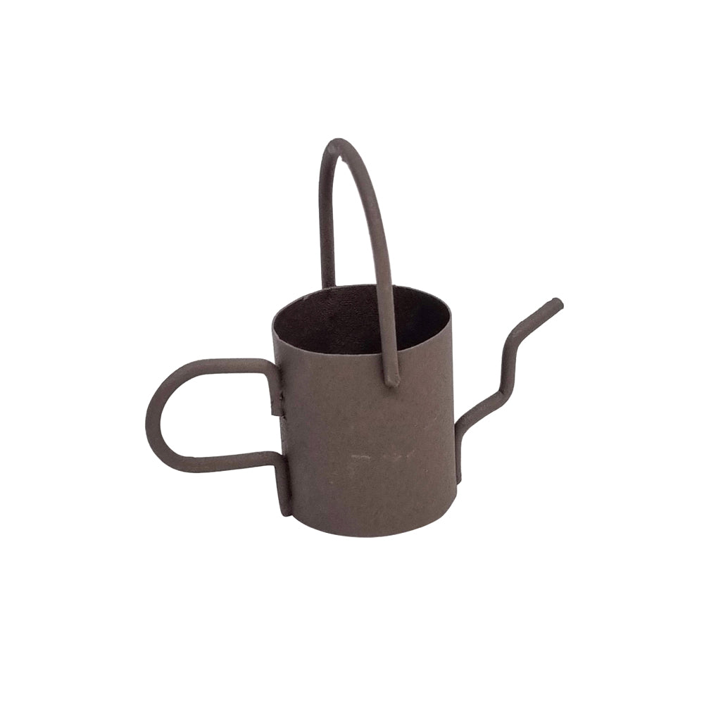 Metal Watering Can - Rust Brown
