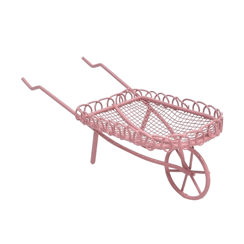 Metal Wheelbarrow - Pink