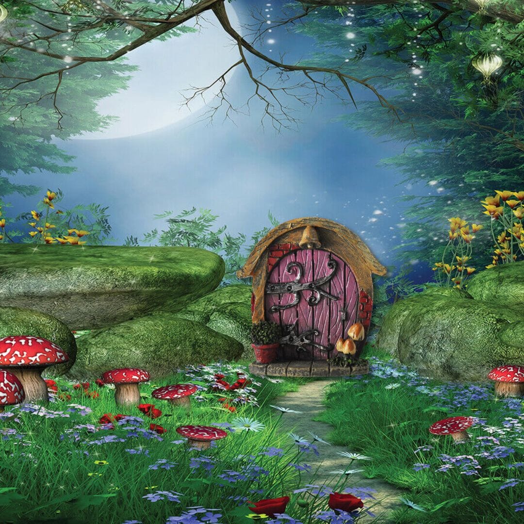 Mini Hobbit Door Fairy Doors, Windows & Mailboxes Earth Fairy 