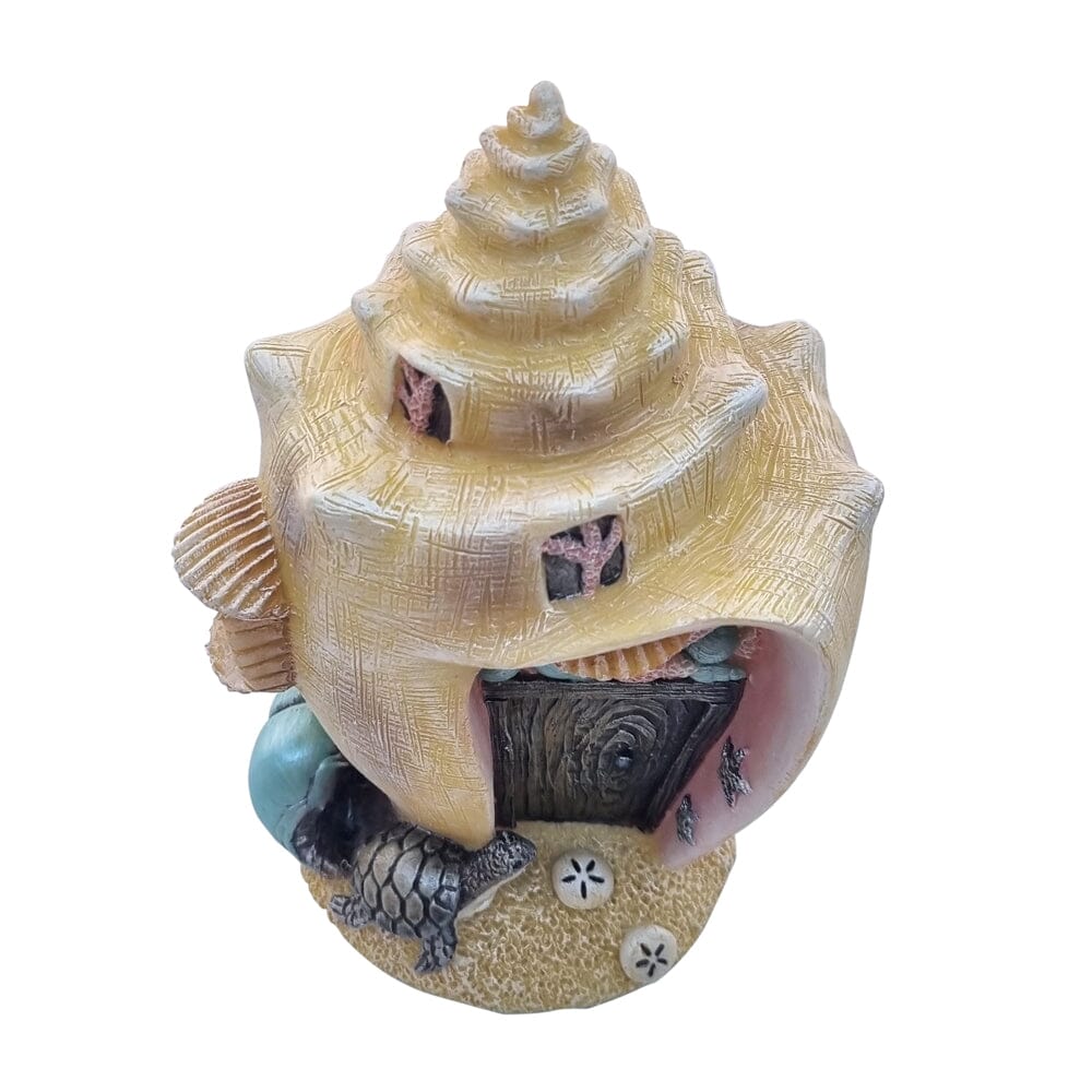 Conch Shell House with Turtle Fairy Houses The Mystical Mermaid Collection 