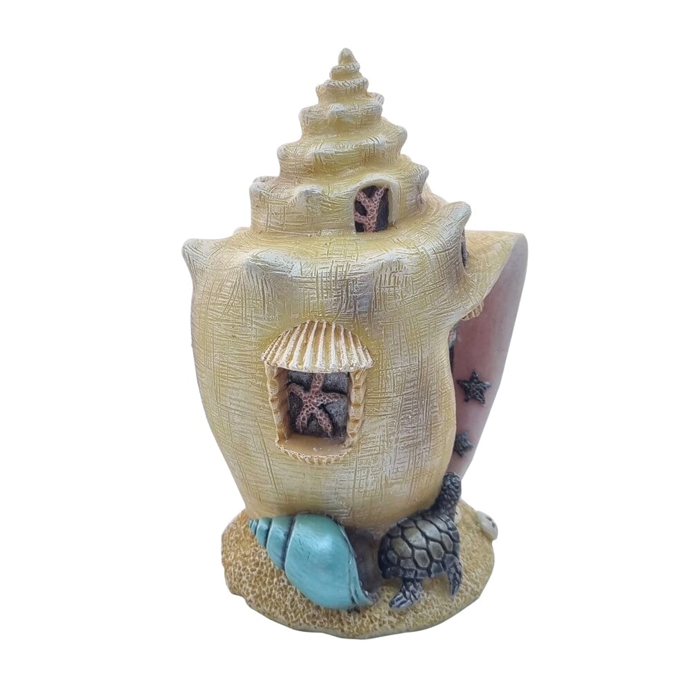 Conch Shell House with Turtle Fairy Houses The Mystical Mermaid Collection 