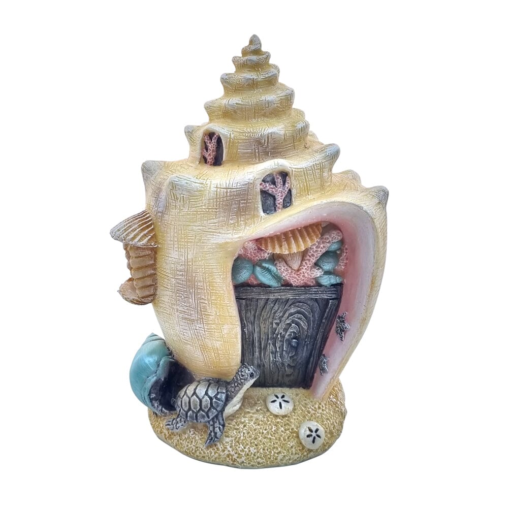 Conch Shell House with Turtle Fairy Houses The Mystical Mermaid Collection 