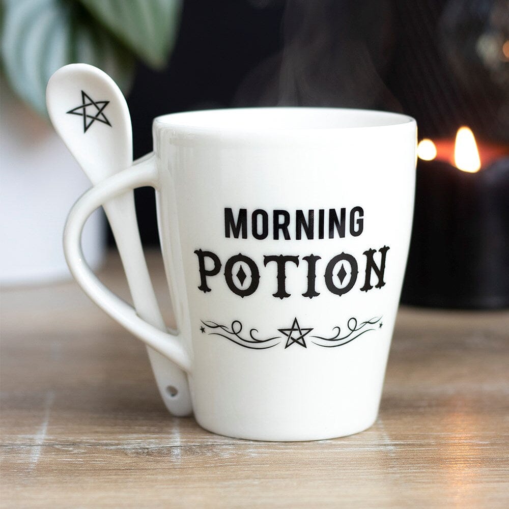 Morning Potion Mug and Spoon Set Gifts &amp; Decor Earth Fairy 