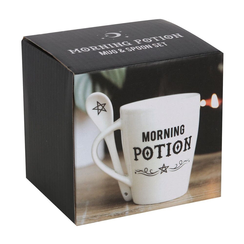Morning Potion Mug and Spoon Set Gifts &amp; Decor Earth Fairy 
