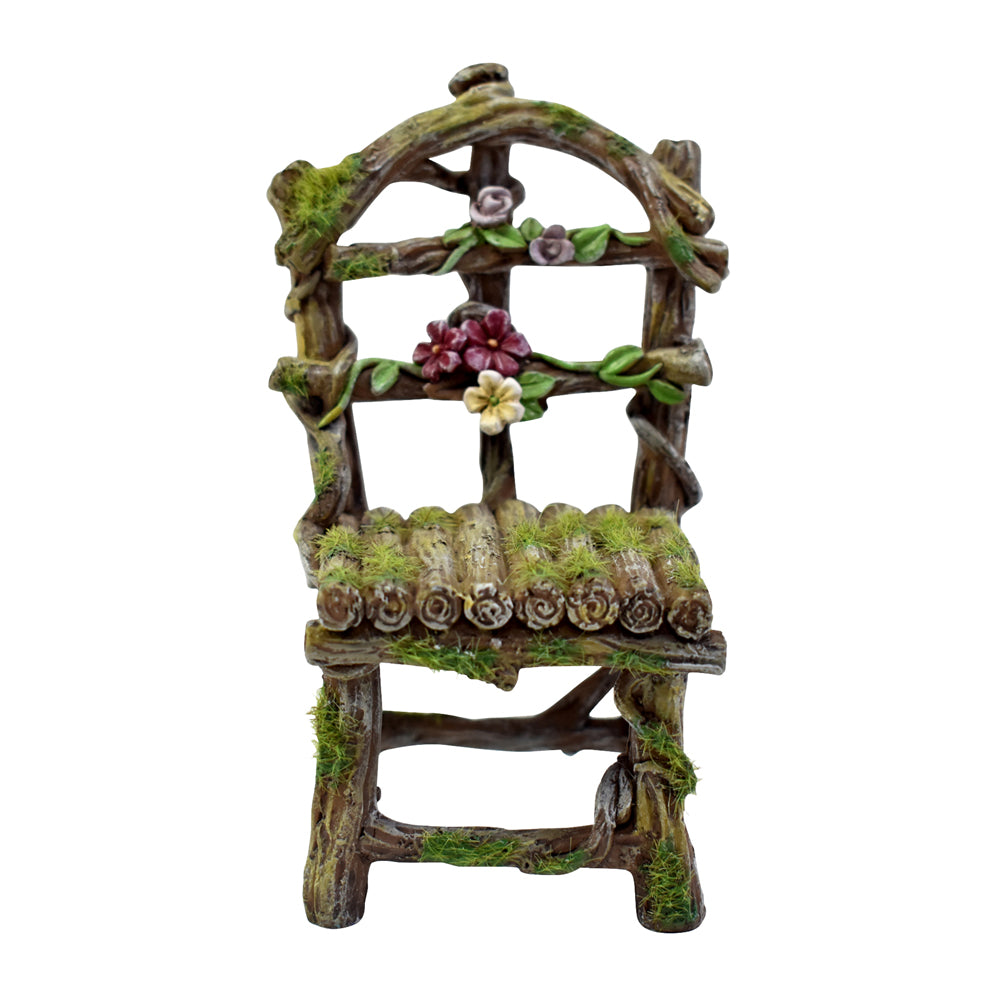 Moss &amp; Flowering Vine Chair