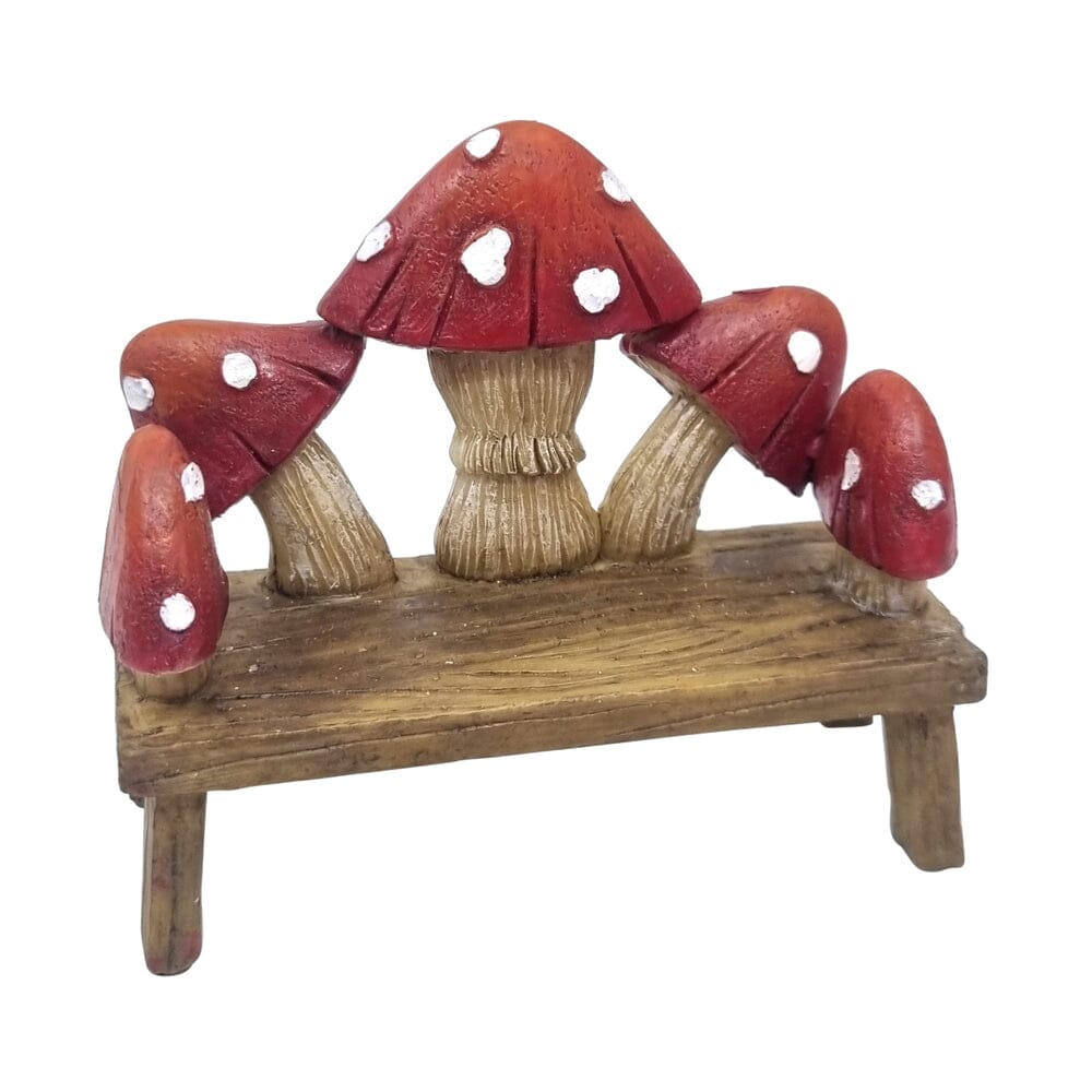 Mushroom Garden Bench Fairy Garden Furniture The Willow Collection 