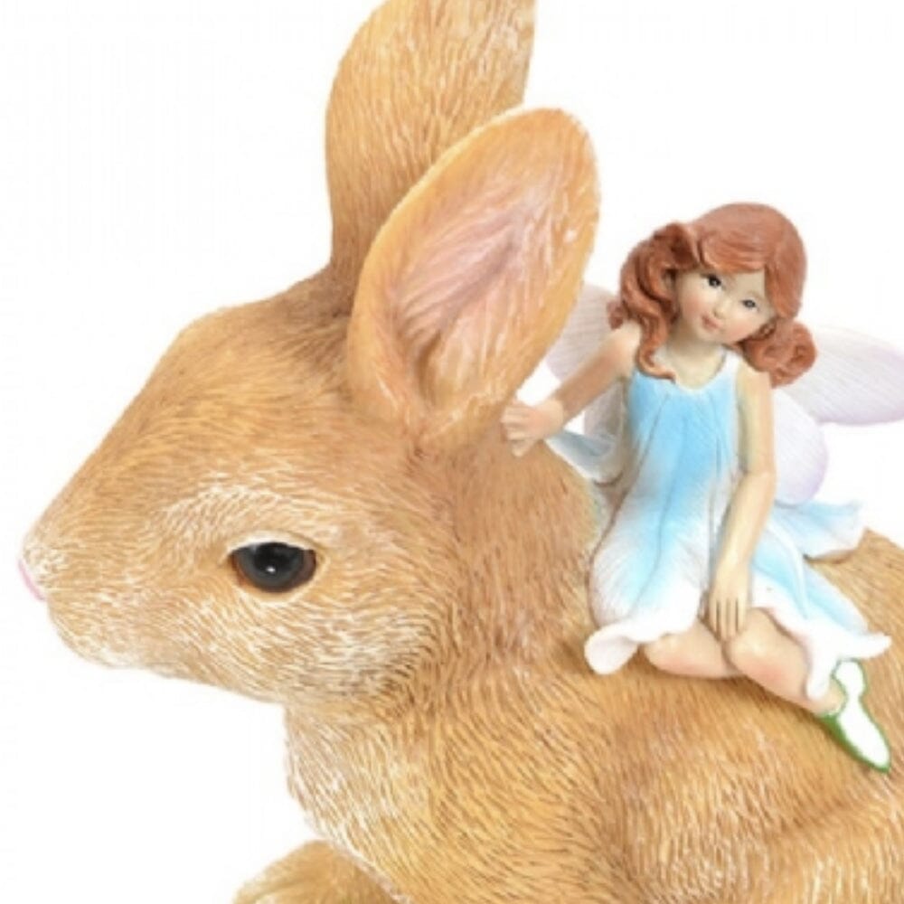 Nature Fairy - Fairy with Rabbit Figurines Nature Fairies 
