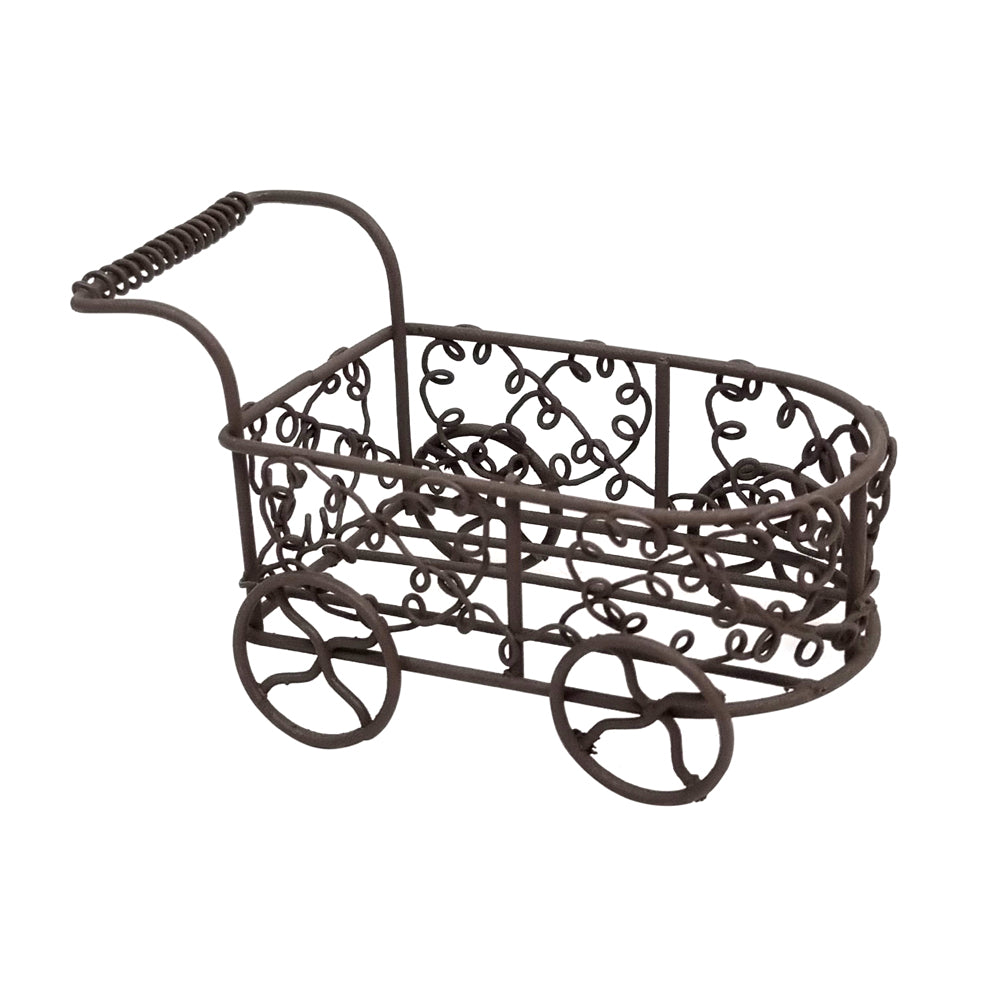 Rust Metal Garden Cart