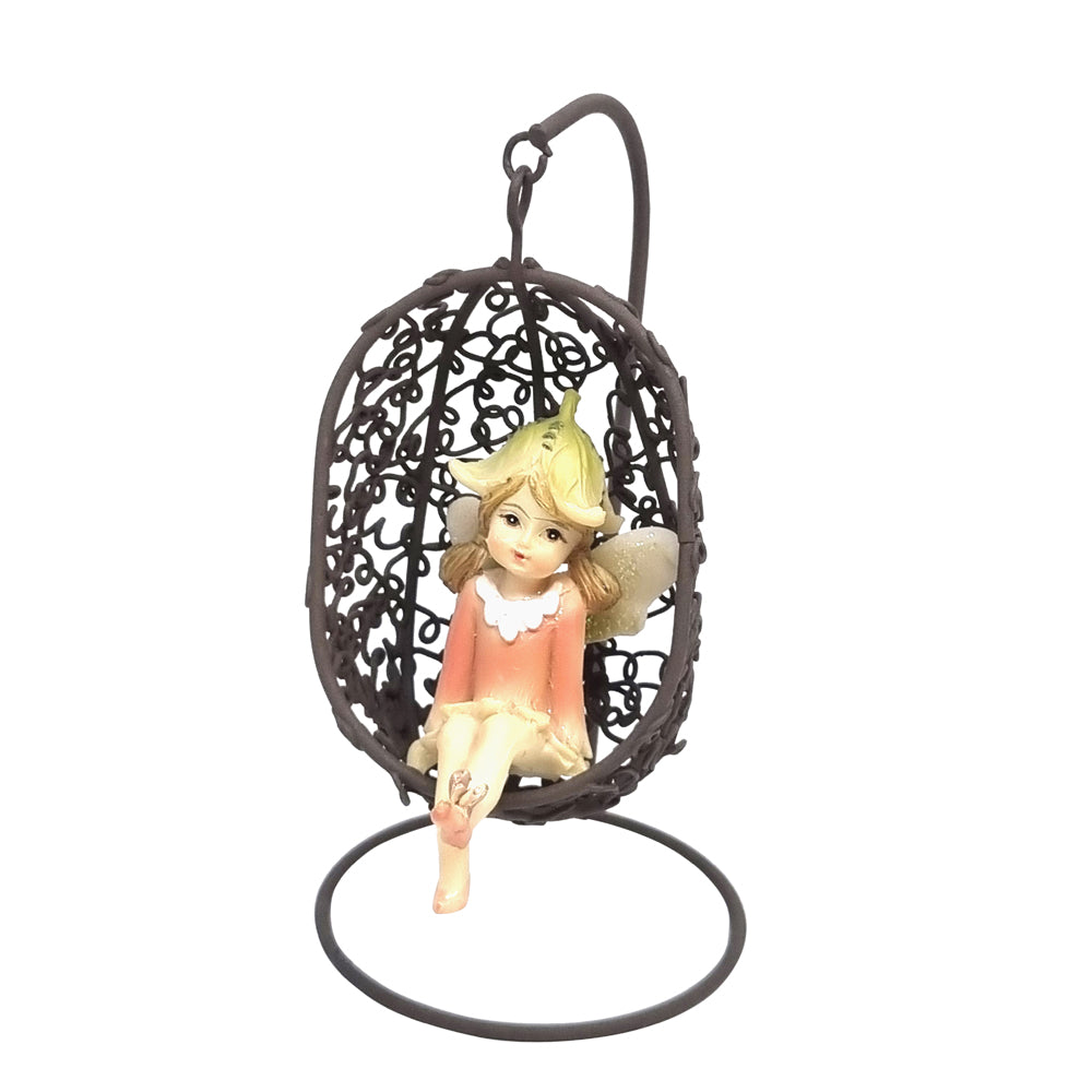 Rust Metal Hanging Chair