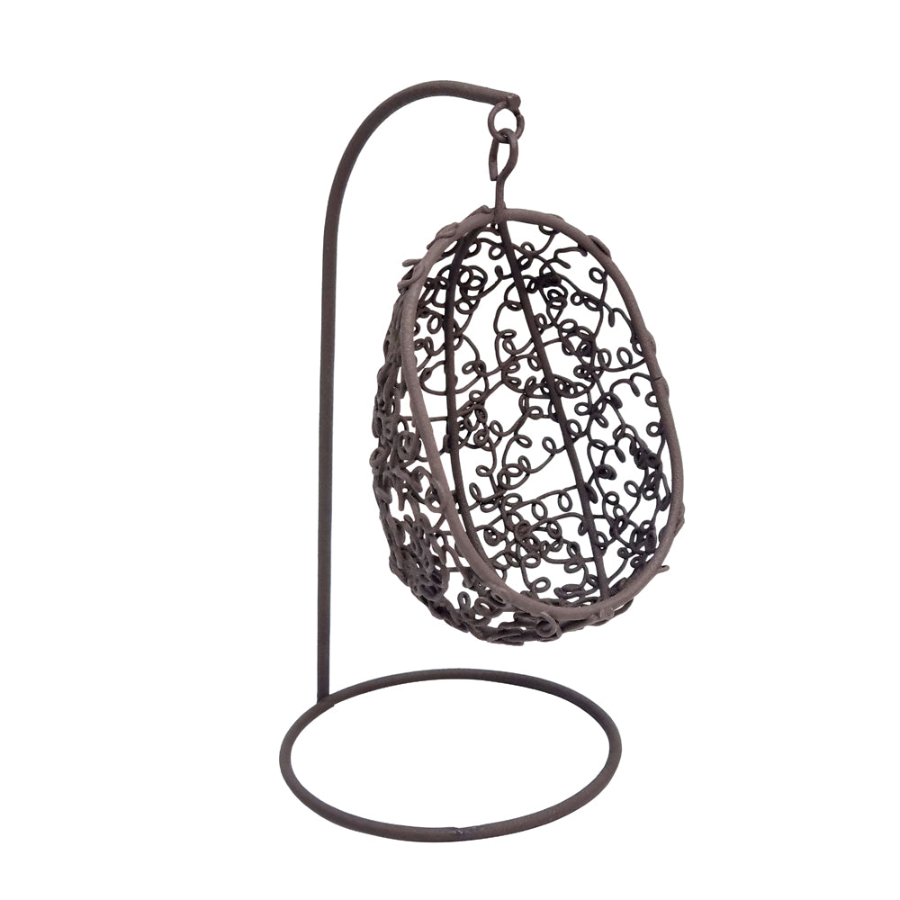 Rust Metal Hanging Chair