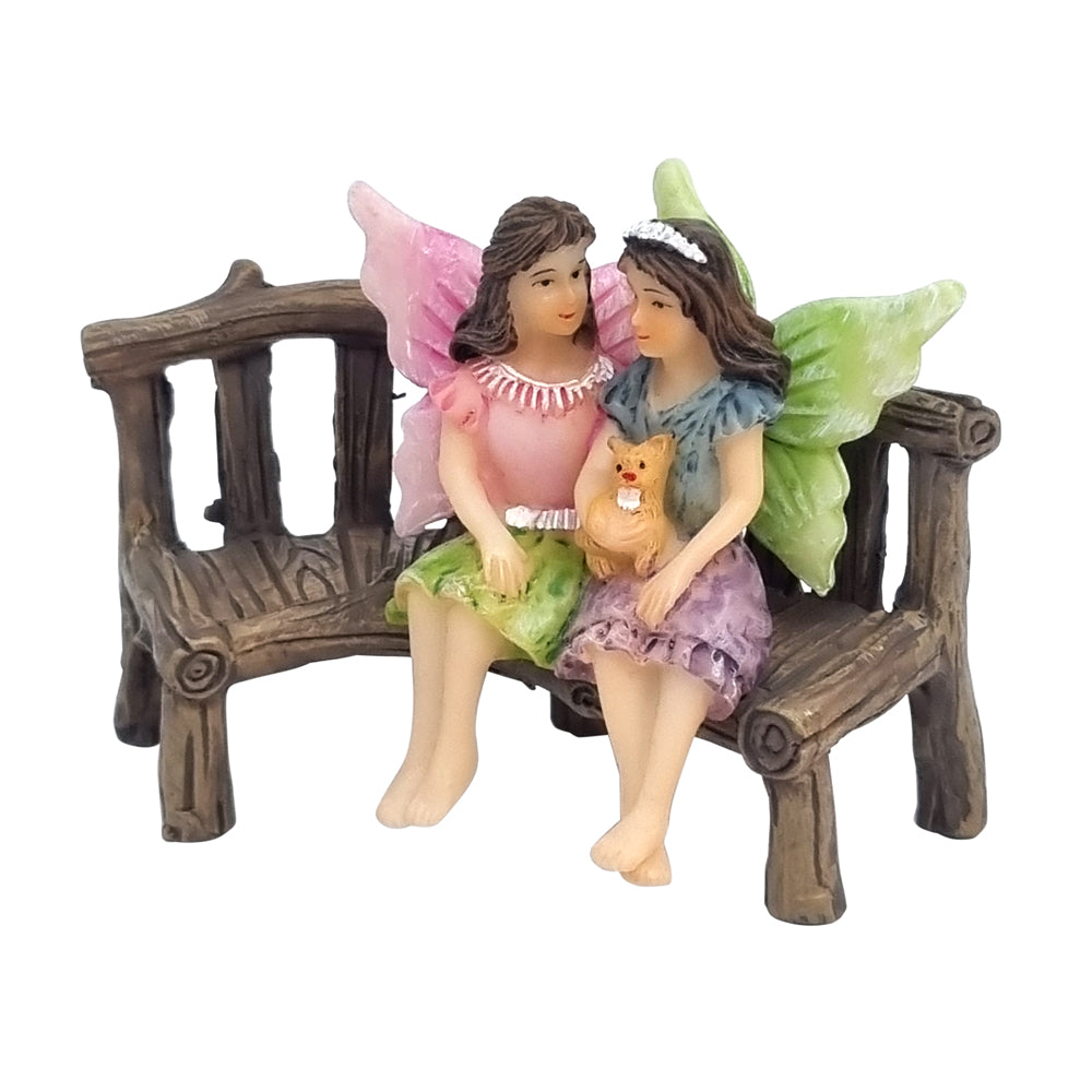 Rustic Log Garden Bench