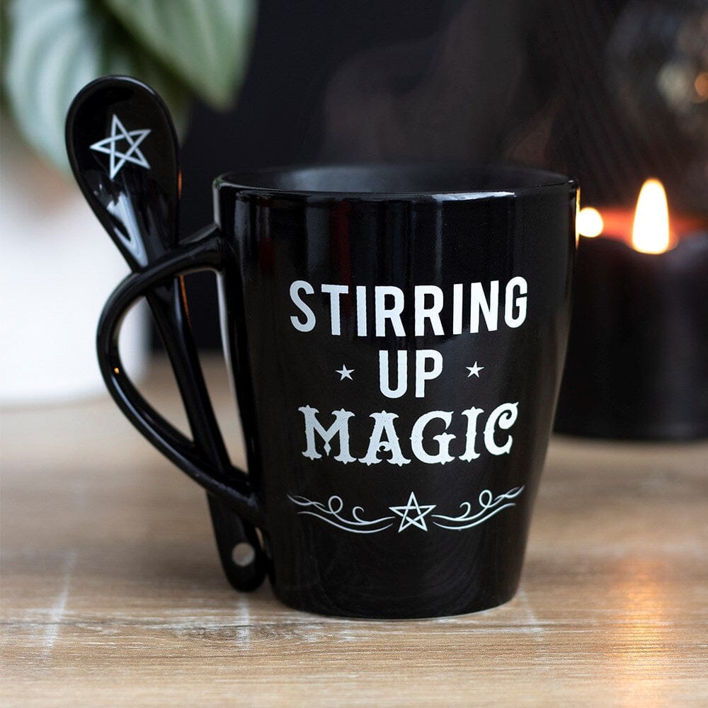 Stirring Up Magic Mug and Spoon Set Gifts & Decor Earth Fairy 