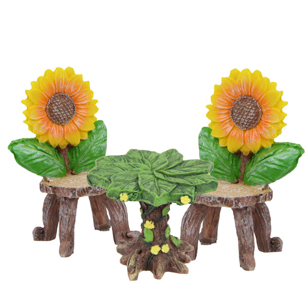Touch Of Nature Miniature Sunflower Seesaw For Dollhouse & Fairy Garden - Buy 3 Save $5!