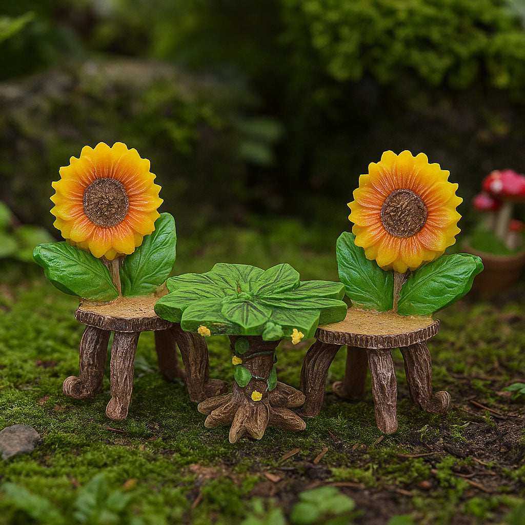 Sunflower Table & Chairs Set