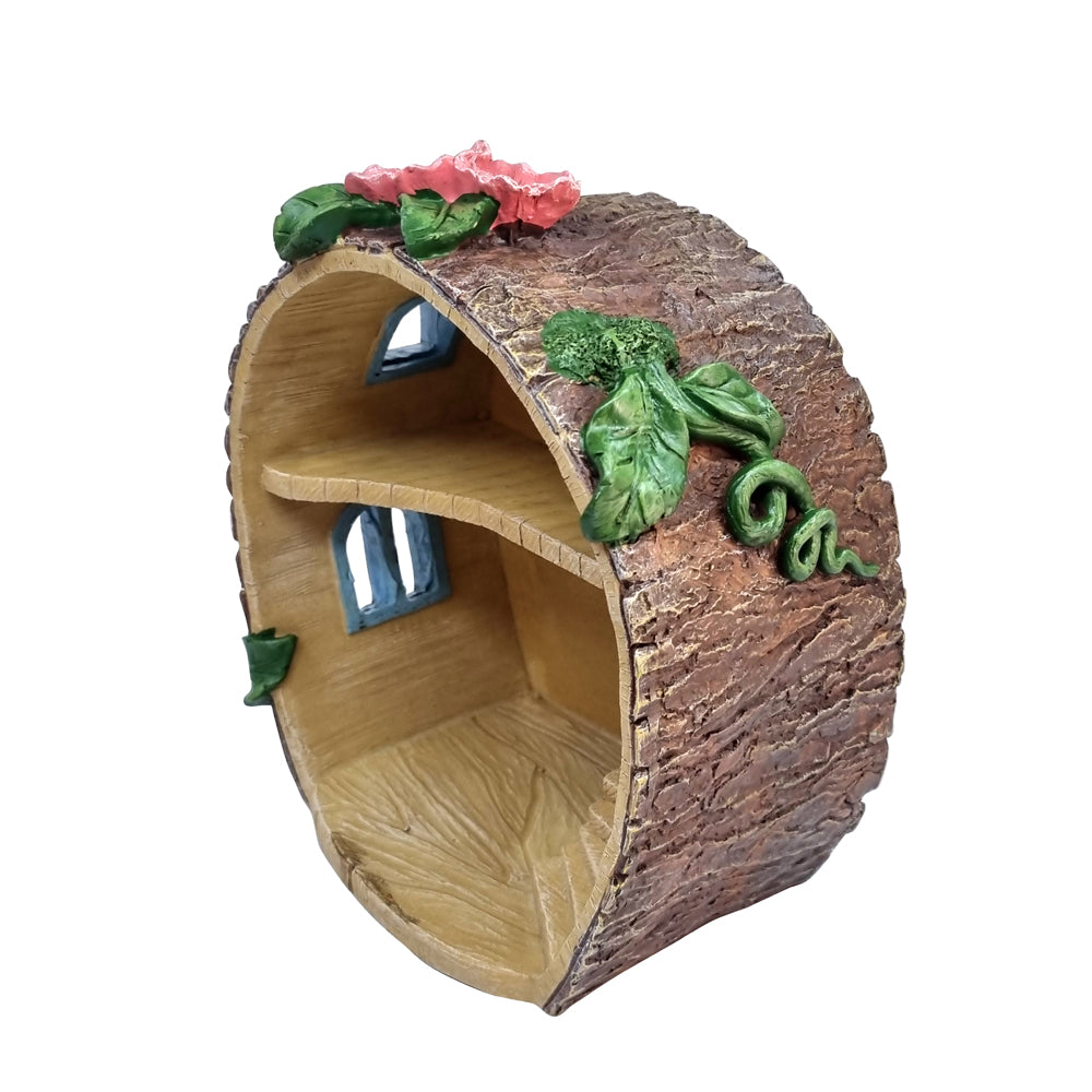 Two-Storey Log Cabin with Accessories