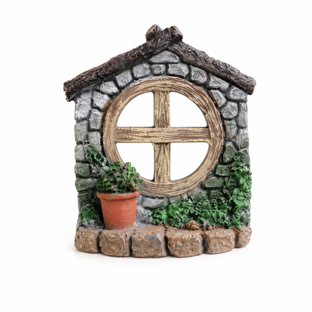 Window with Pot Plant