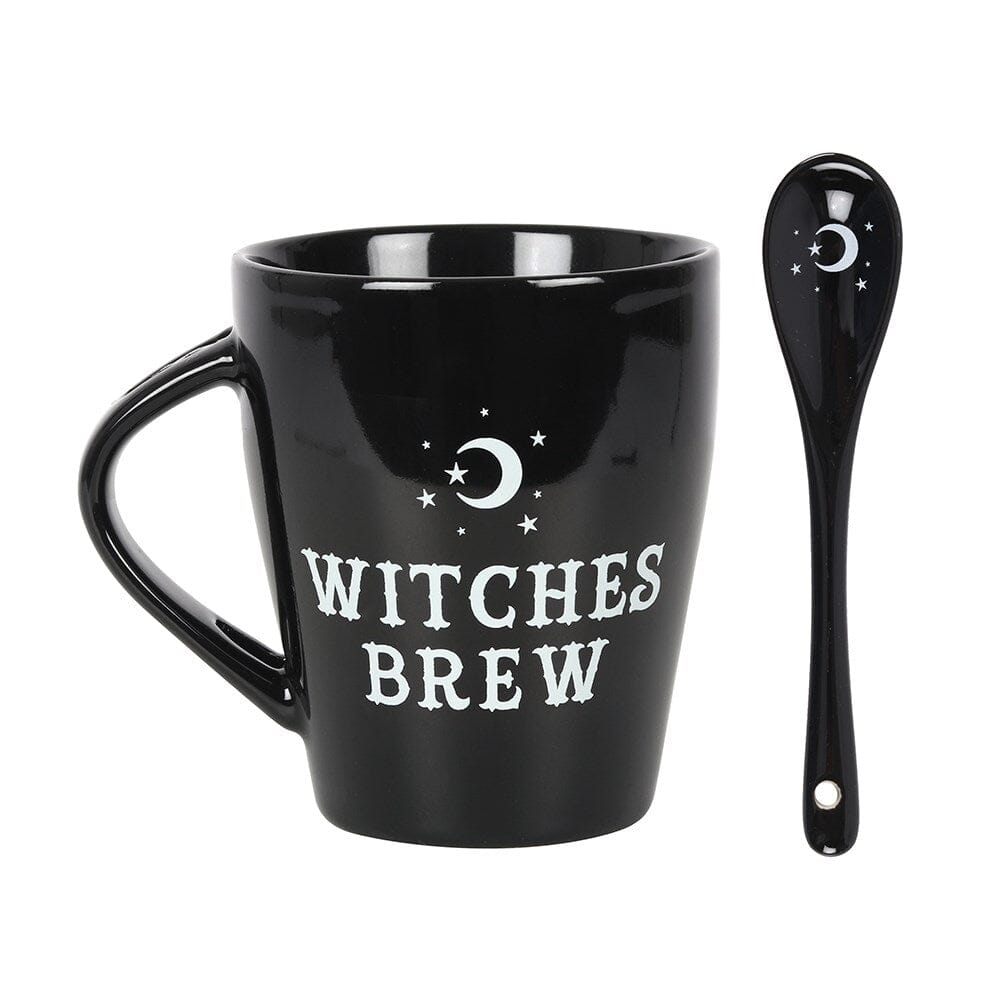 Witches Brew Mug and Spoon Set Gifts &amp; Decor Earth Fairy 