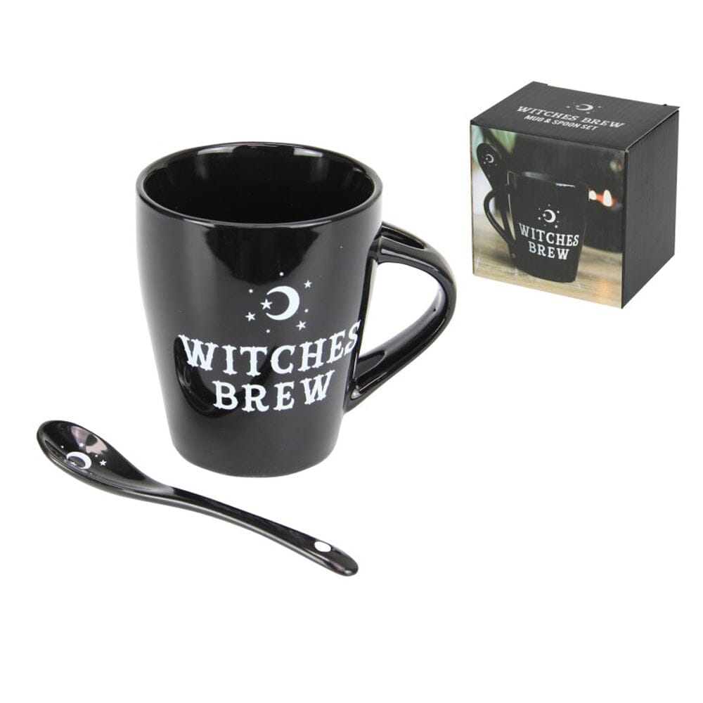 Witches Brew Mug and Spoon Set Gifts &amp; Decor Earth Fairy 