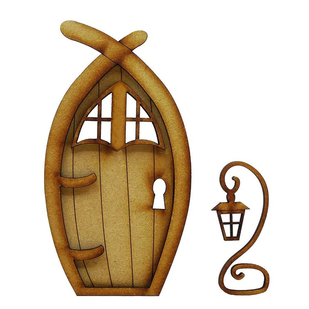 DIY Mini Wooden &quot;Lantern&quot; Fairy Door Fairy Doors, Windows &amp; Mailboxes Earth Fairy 