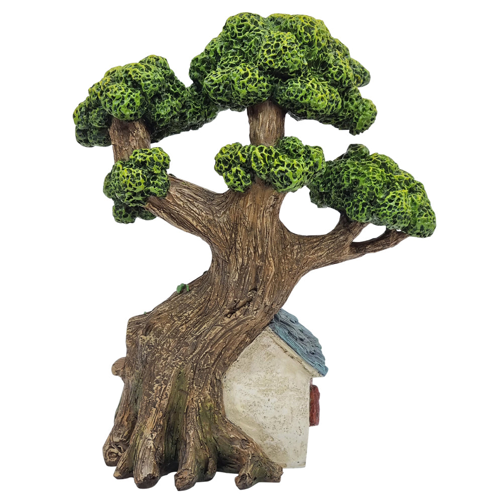 Oaklands Tree House with Opening Door Fairy Houses The Willow Collection 