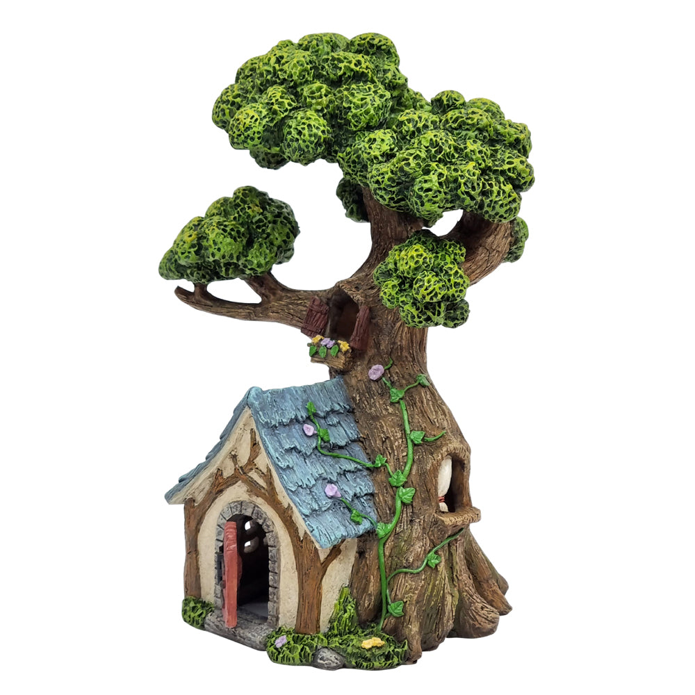 Oaklands Tree House with Opening Door Fairy Houses The Willow Collection 